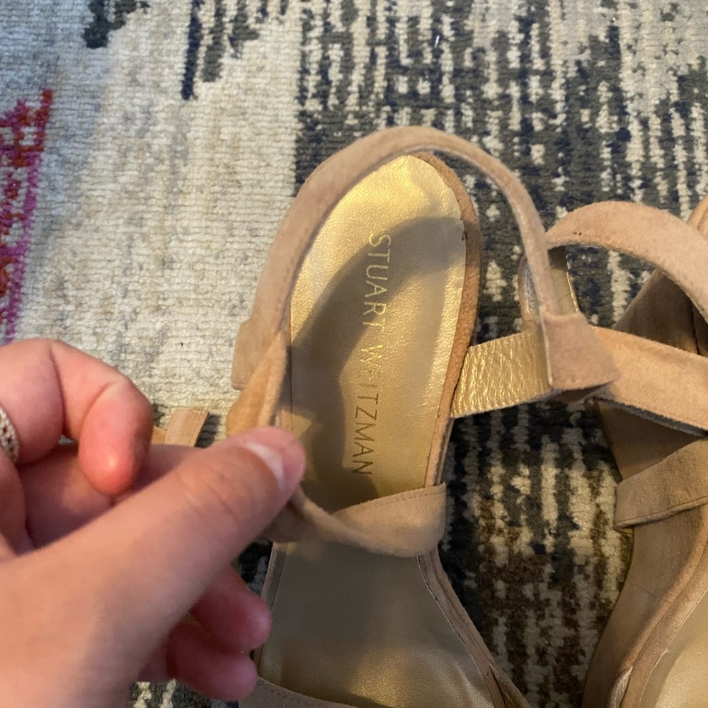 Stuart Weitzman BRAND NEW!! Tie up wedges - Picture 2 of 9